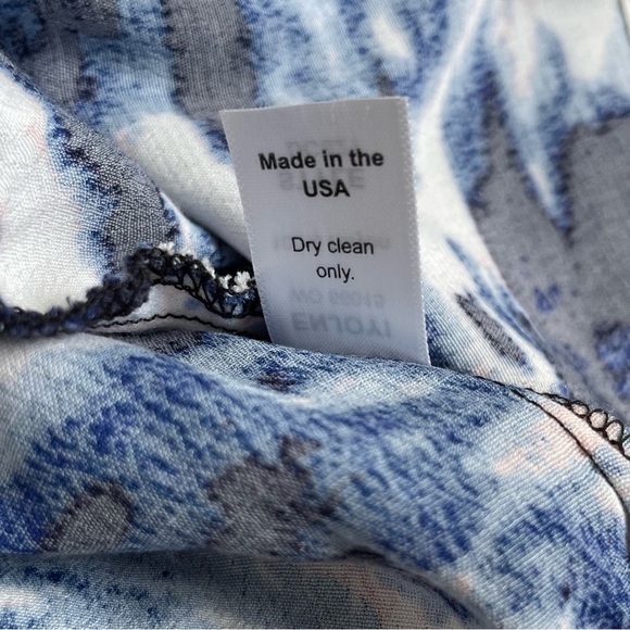 NEW Revolve Michael Stars Cross Back Passport Blue Tie Dye Halter Women’s XS - Picture 7 of 11